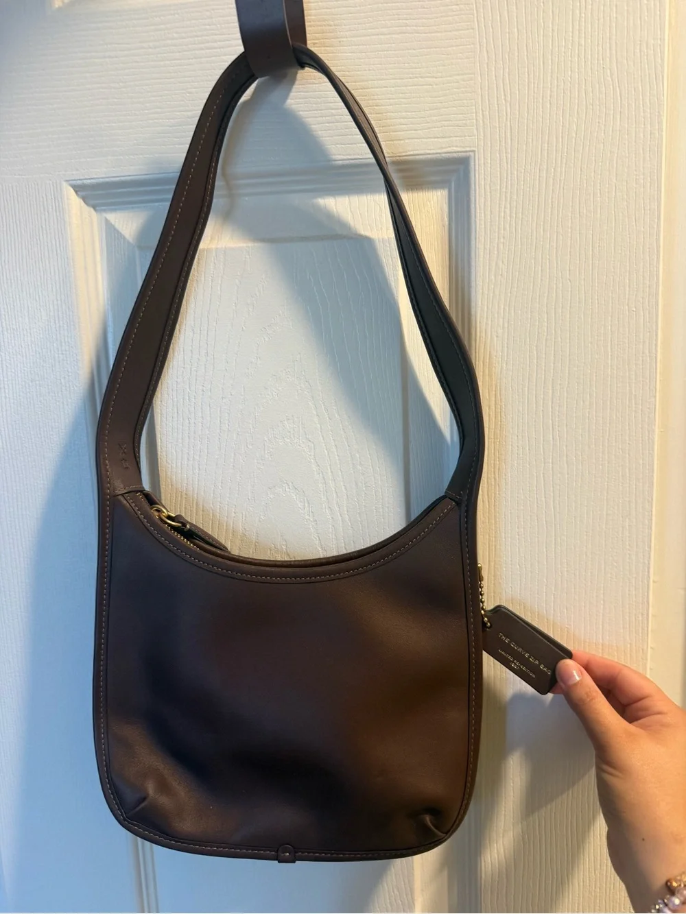 Coach Curve Zip Bag Maple